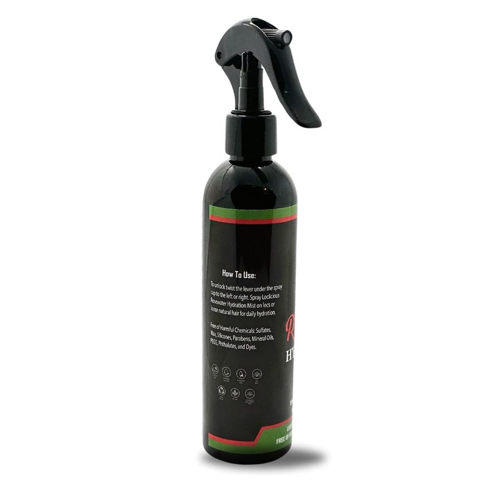 LOCLICIOUS Control de frizz para locs: spray de uso diario.