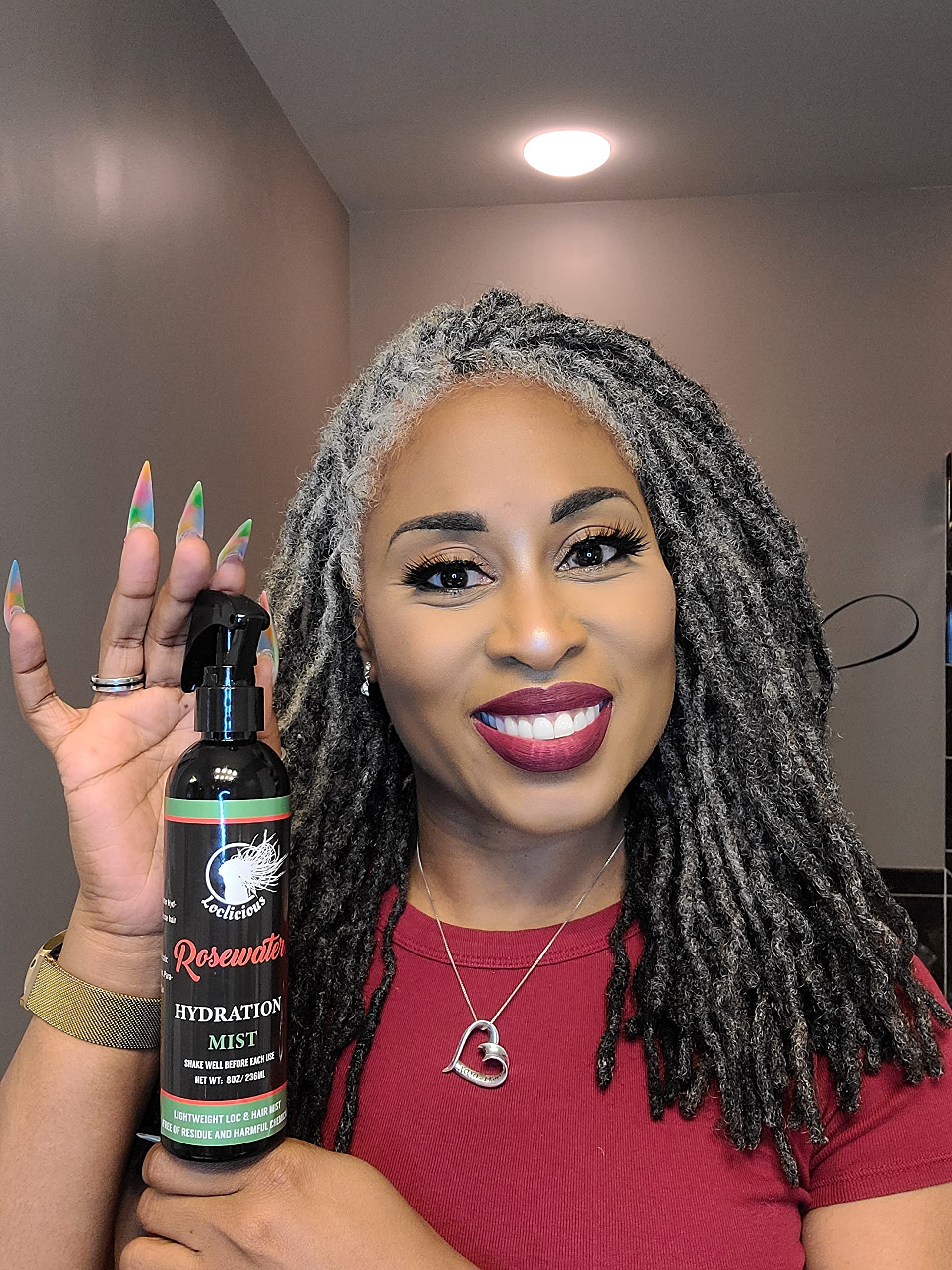 LOCLICIOUS Glicerina y aceites para locs: acondicionamiento suave sin residuos.