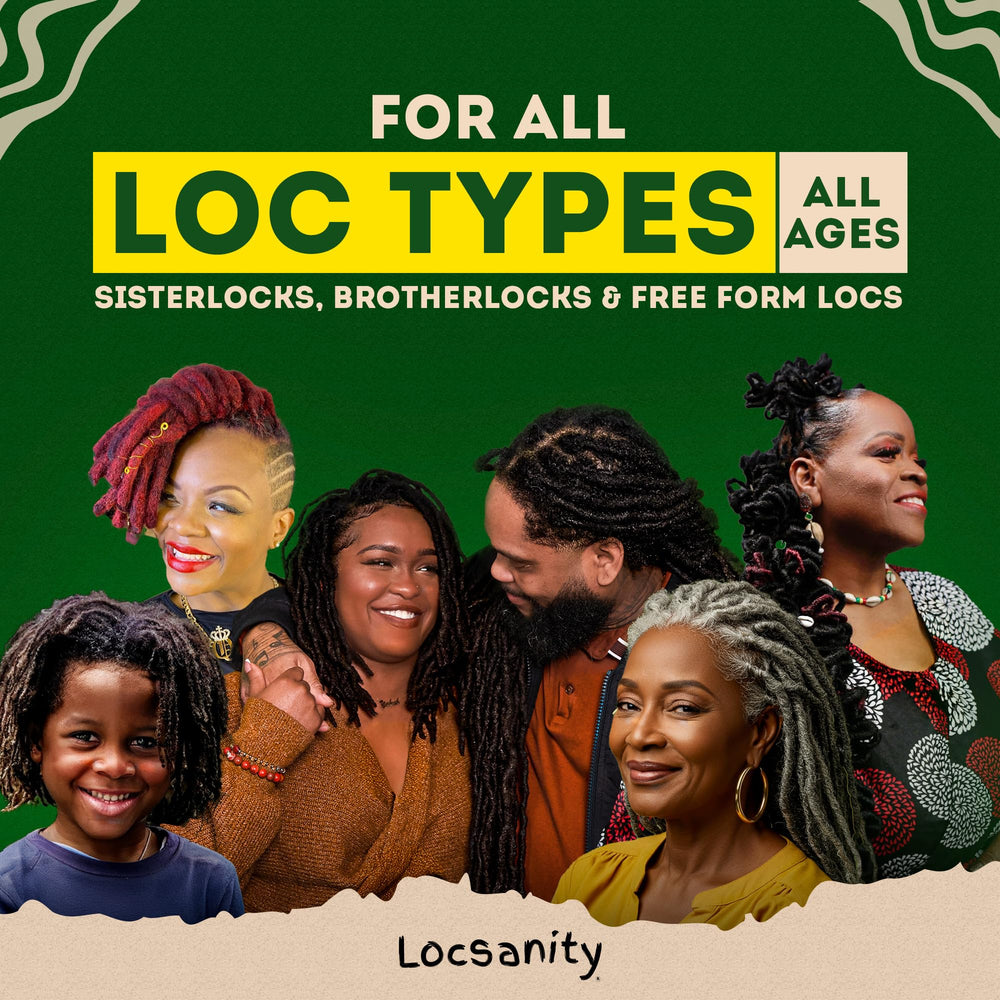 Locsanity: aplicación suave para distintos estilos de peinado con locs.