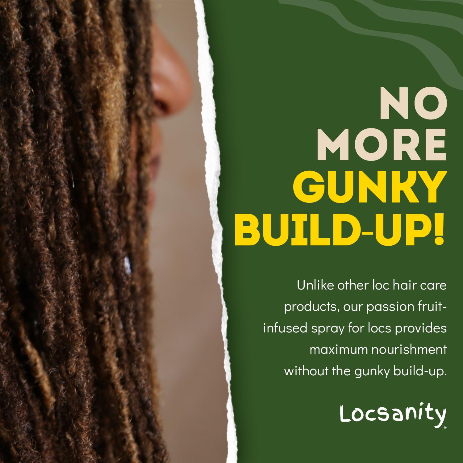 Locsanity atomizador para locs, brillo natural y suave en microlocks y dreadlocks.