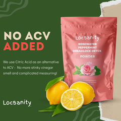Locsanity envase de 8 onzas para detox, dosificación práctica.