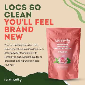 Locsanity limpieza profunda en casa, adecuado para uso regular.