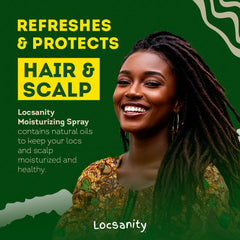 Locsanity Rosewater Peppermint Spray natural formula supports daily care