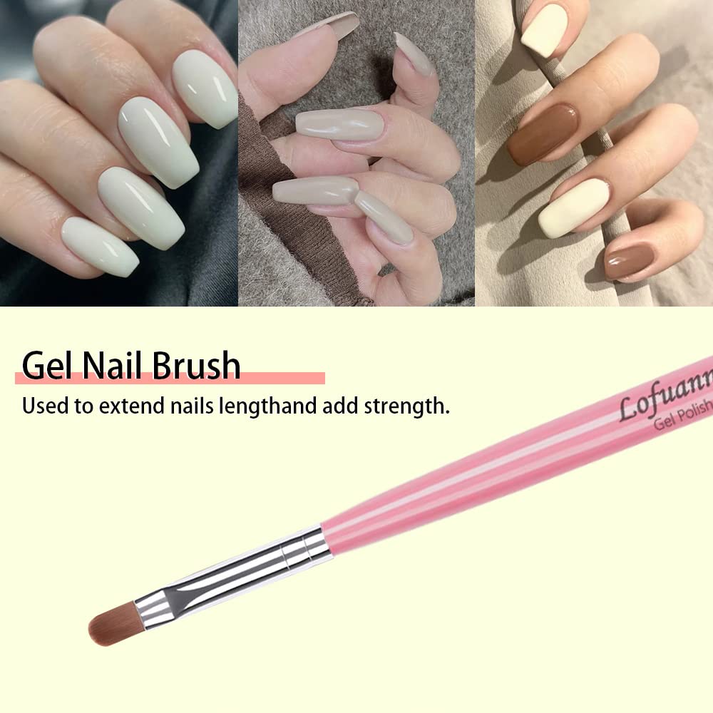 Lofuanna brocha para esmalte: acabado suave para pintura de uñas