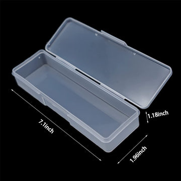 Lokyango organizador de uñas, diseño transparente para ver el contenido fácilmente.