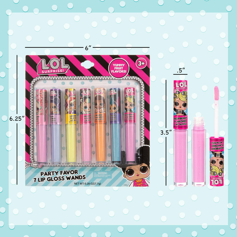 L.O.L. Surprise brillo labial con personajes en cada varita