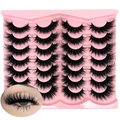 Pestañas loladook con efecto ojo de gato y rizo en D para un look alargado.