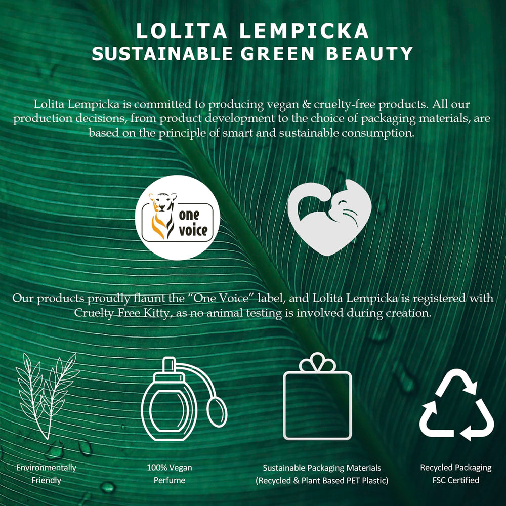 Lolita Lempicka Mon Premier vanilla musk detail, hints at a warm base.