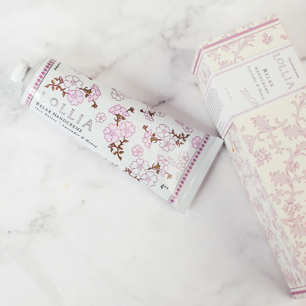 LOLLIA Relax crema manos vainilla jazmín: fragancia delicada y cuidado hidratante.