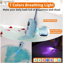 Lollyes jets con iluminación multicolor crea ambiente relajante.