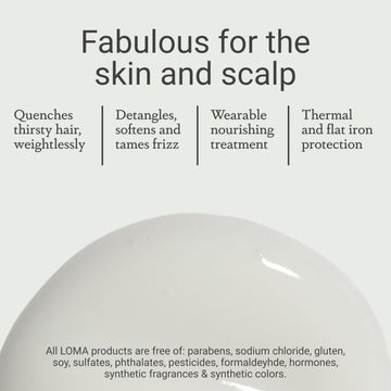 LOMA Calming Crème: aroma de albaricoque y mango para una experiencia sensorial.