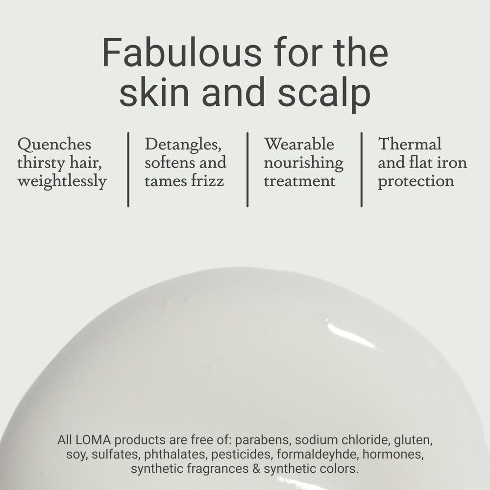 LOMA Calming Crème: aroma de albaricoque y mango para una experiencia sensorial.