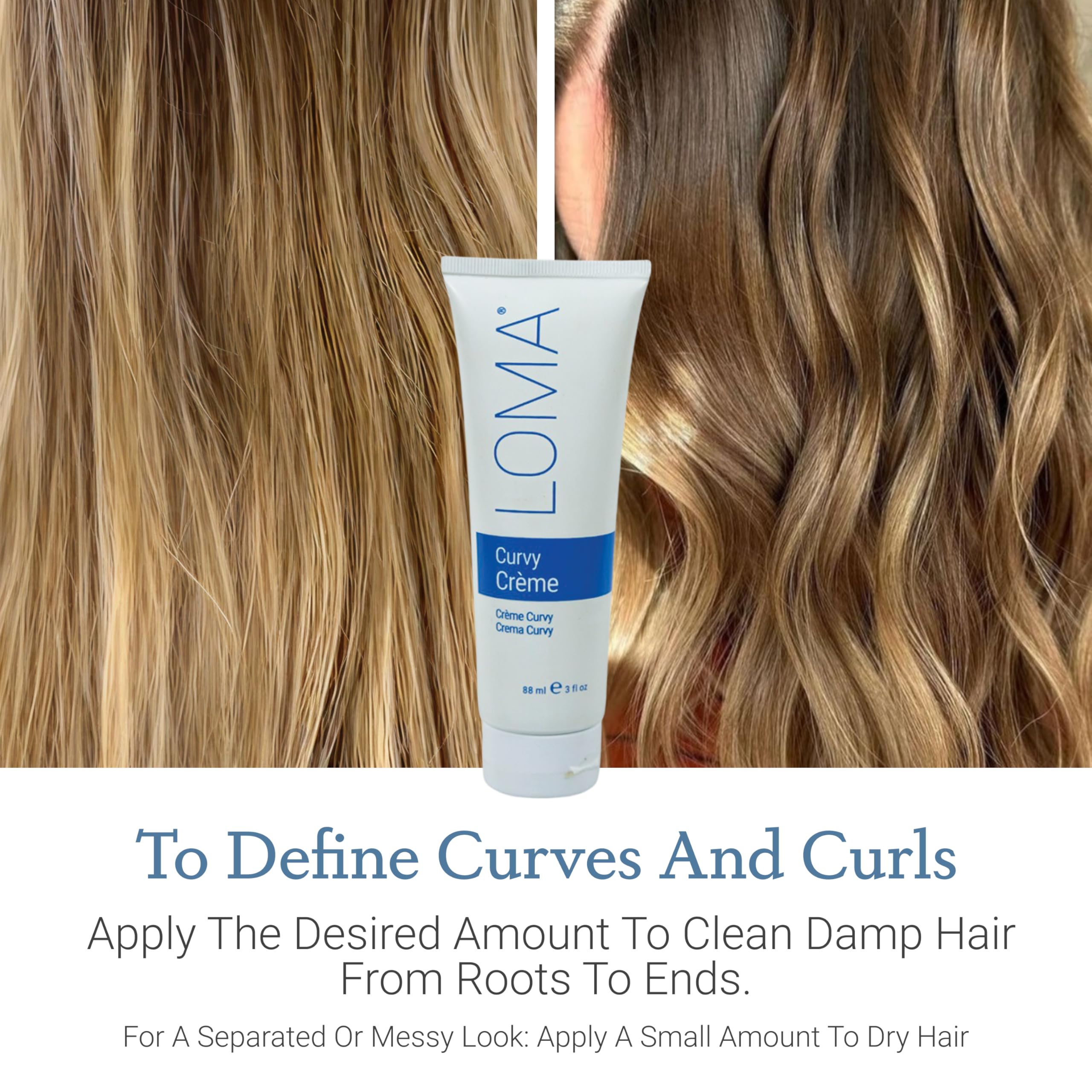 Protección de color y keratina con Loma Curva para cabello vibrante.