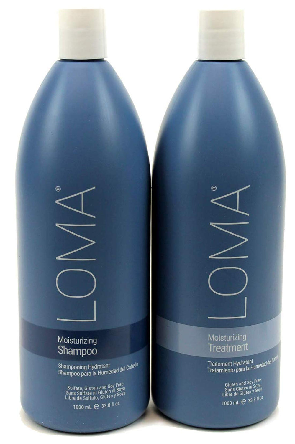 Loma shampoing hydratant en bouteille, protège et hydrate les cheveux.