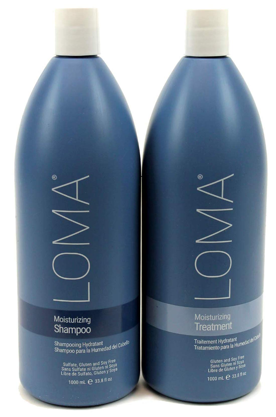 Loma shampoing hydratant en bouteille, protège et hydrate les cheveux.