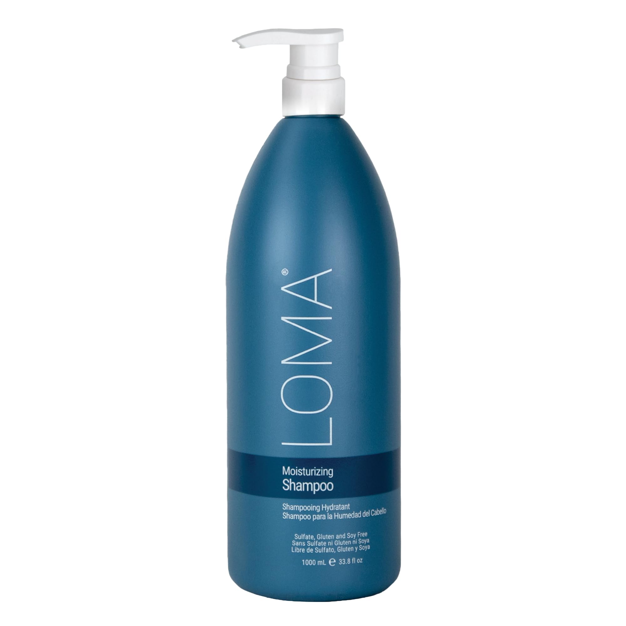 LOMA Shampoing Hydratant, bouteille de 33 onces, hydratation adaptée aux cheveux normaux à secs.