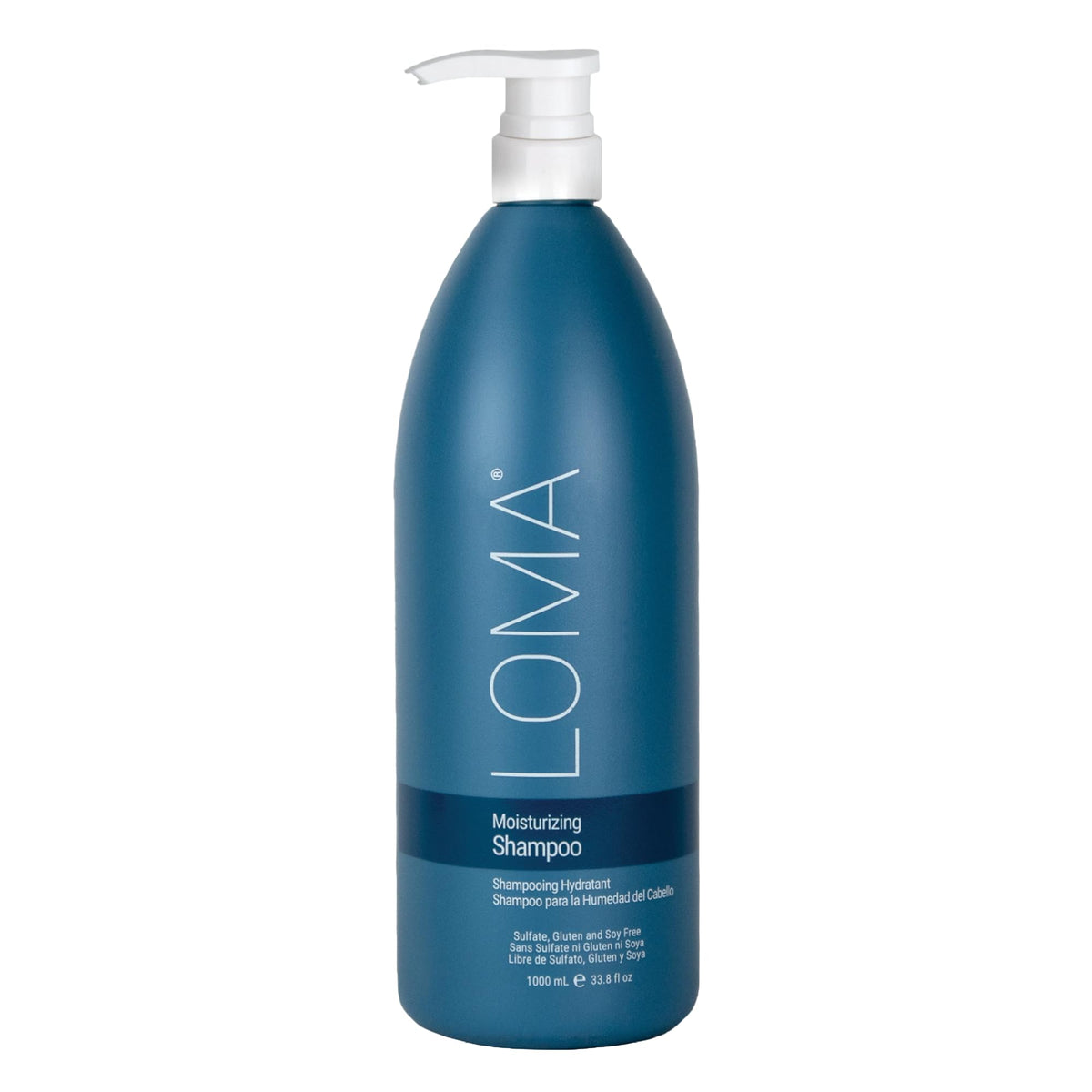 LOMA Shampoing Hydratant, bouteille de 33 onces, hydratation adaptée aux cheveux normaux à secs.