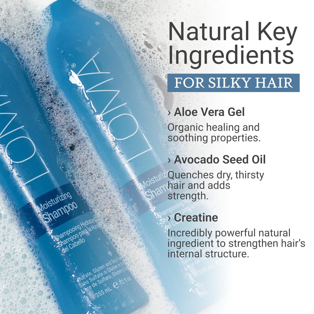 LOMA Shampoing Hydratant – étiquette lisible, marque fiable et origine USA.