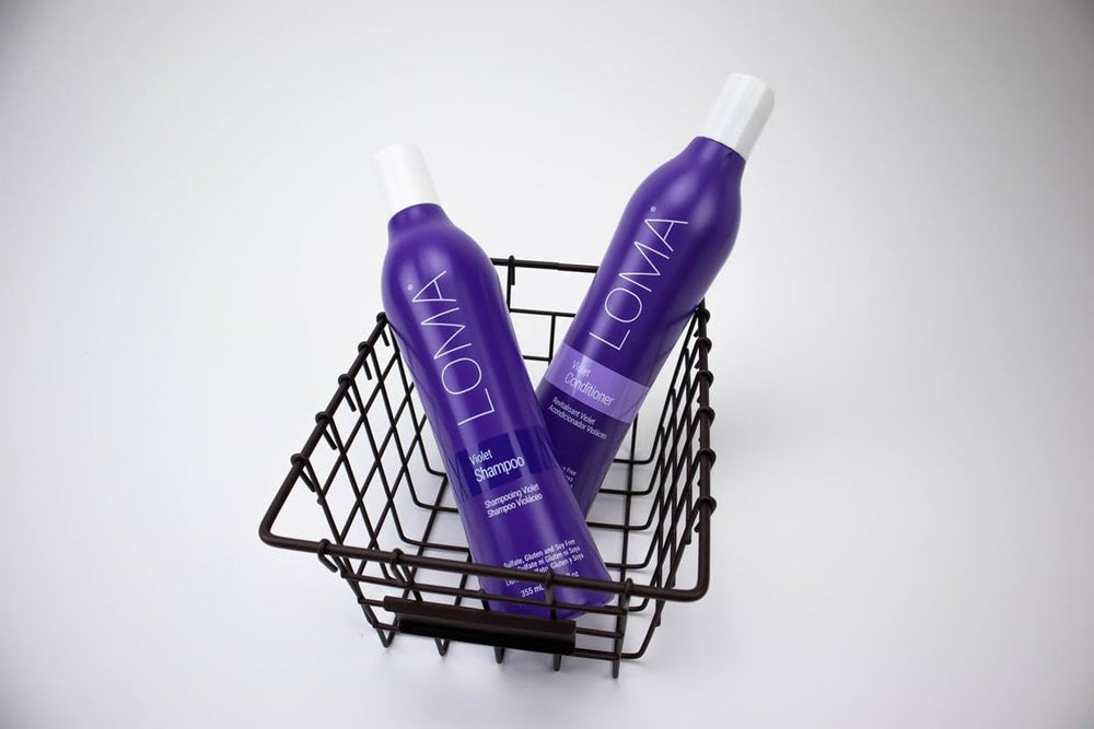 Loma champú violeta: aroma vainilla-naranja en cada lavado.