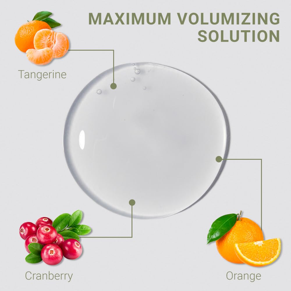 Loma Solución Volumen Máximo, aplicación desde raíces para volumen duradero