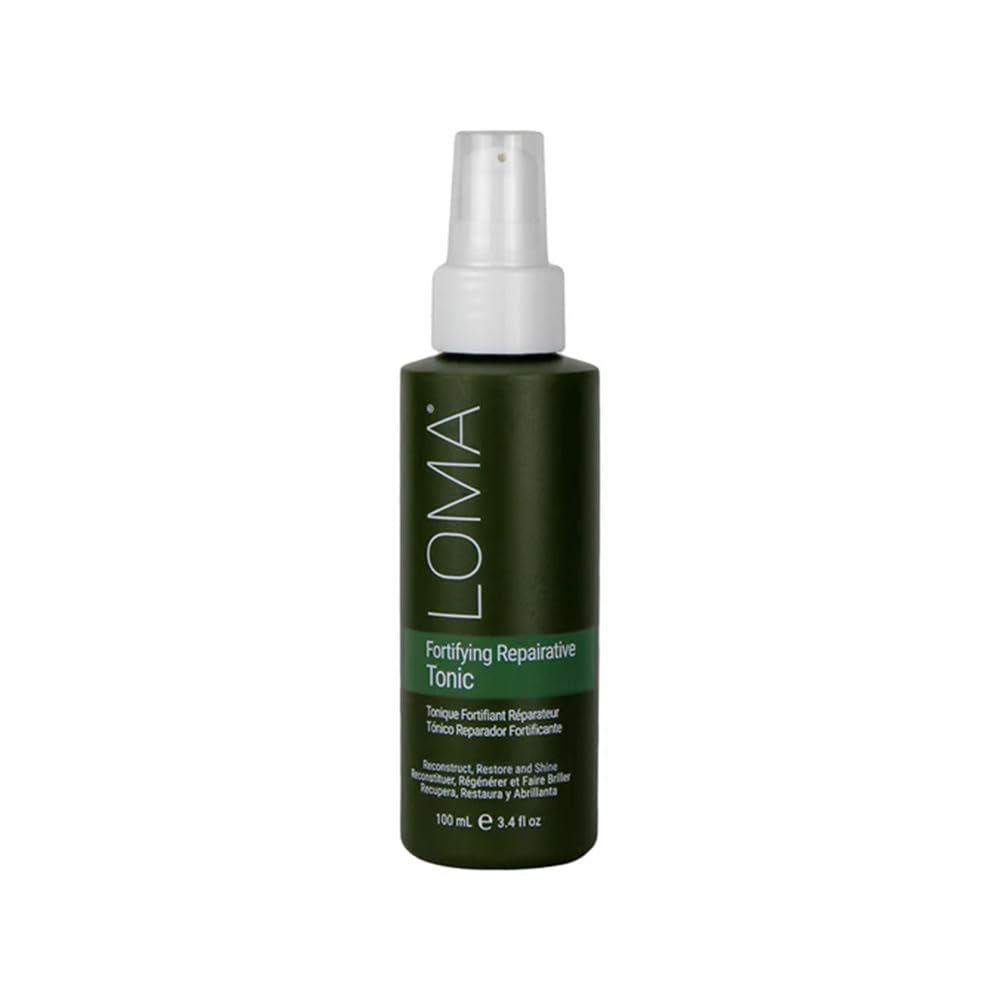 Loma Tónico Reparador Fortificante: botella protege el color y fortalece el cabello.