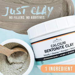 Lone Star Botanicals calcium bentonite hair mask powder nourishes scalp and adds detox benefits