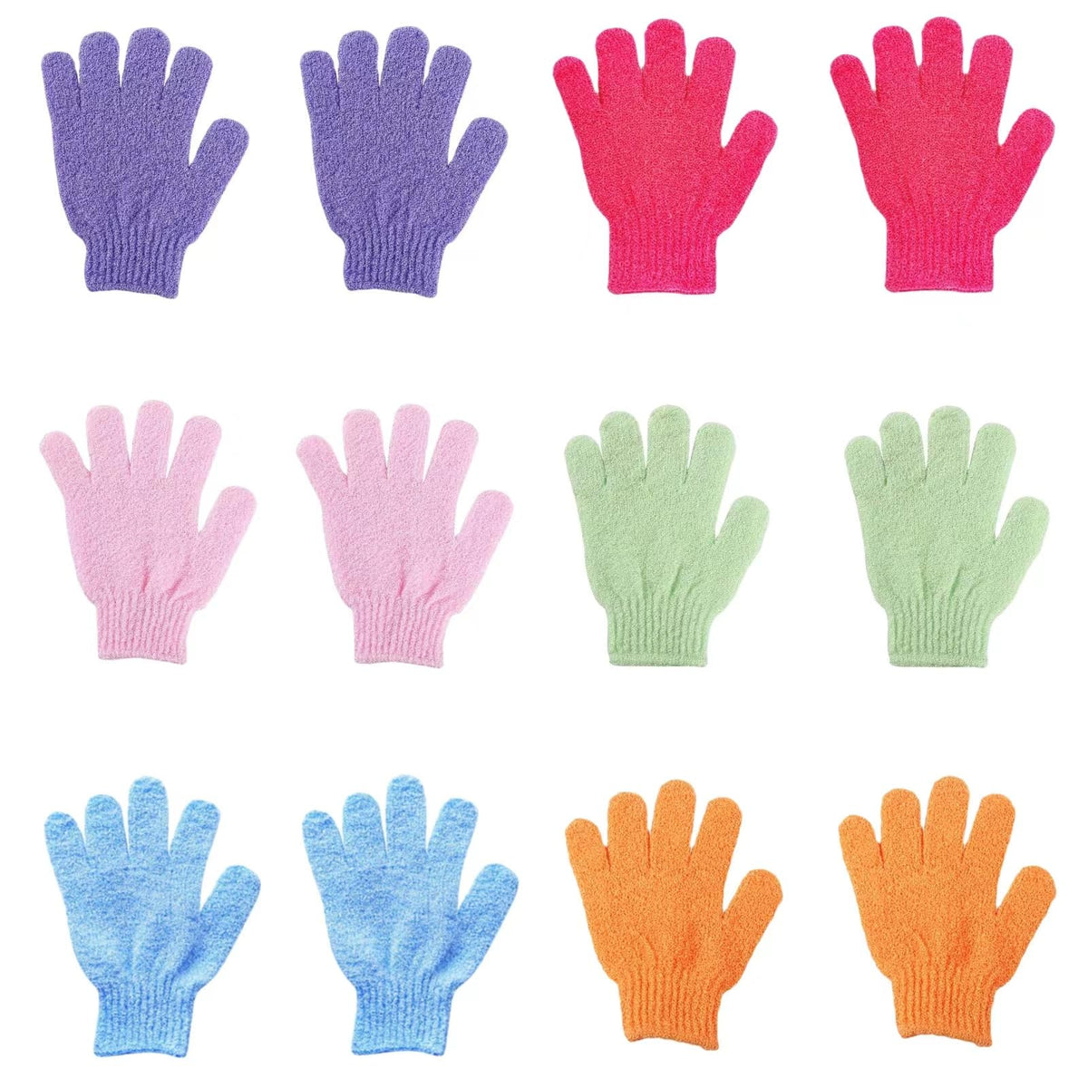 Longco guantes exfoliantes para ducha: limpieza profunda para piel suave y renovada