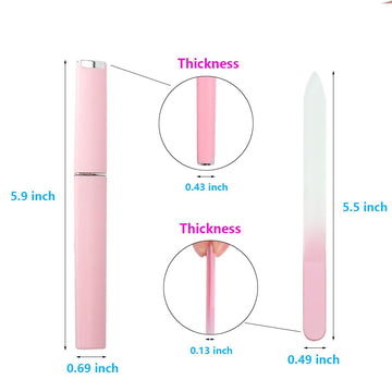 Longluosi vidrio templado, lima resistente para prevenir astilladuras y desgaste.