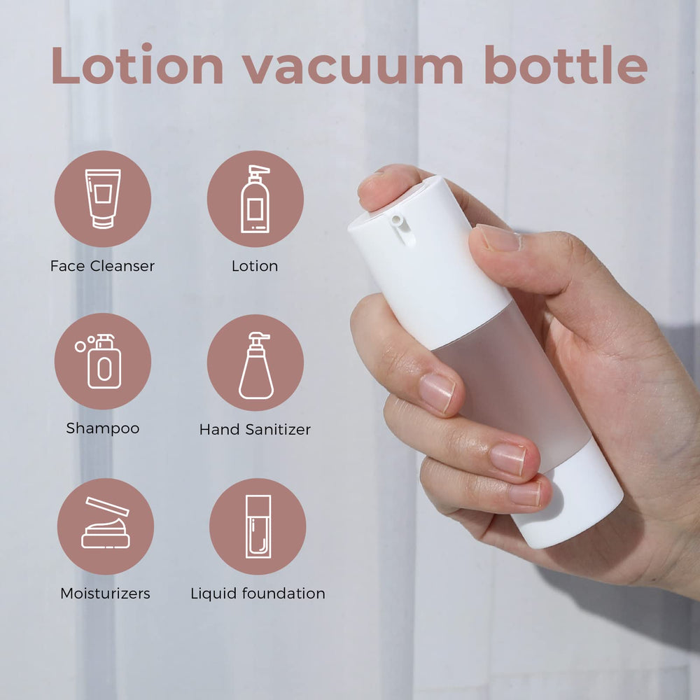 Conjunto de tres botellas Longway sin aire para viajar