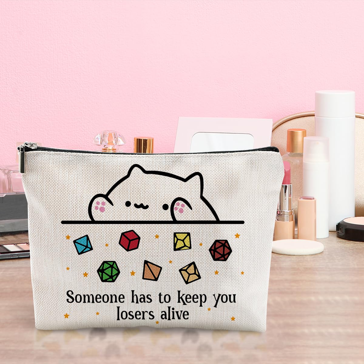 LONGXIN bolso DnD coleccion, perfecto para viaje y organización de cosméticos.