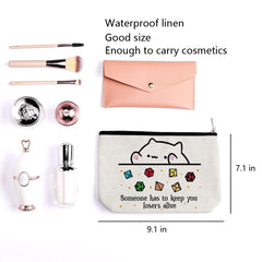 LONGXIN bolso DnD dados, perfecto para ordenar cosméticos y accesorios.