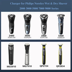 Lonzeais cargador 5V para Philips Norelco, salida DC 5V 1000mA, recarga fiable.