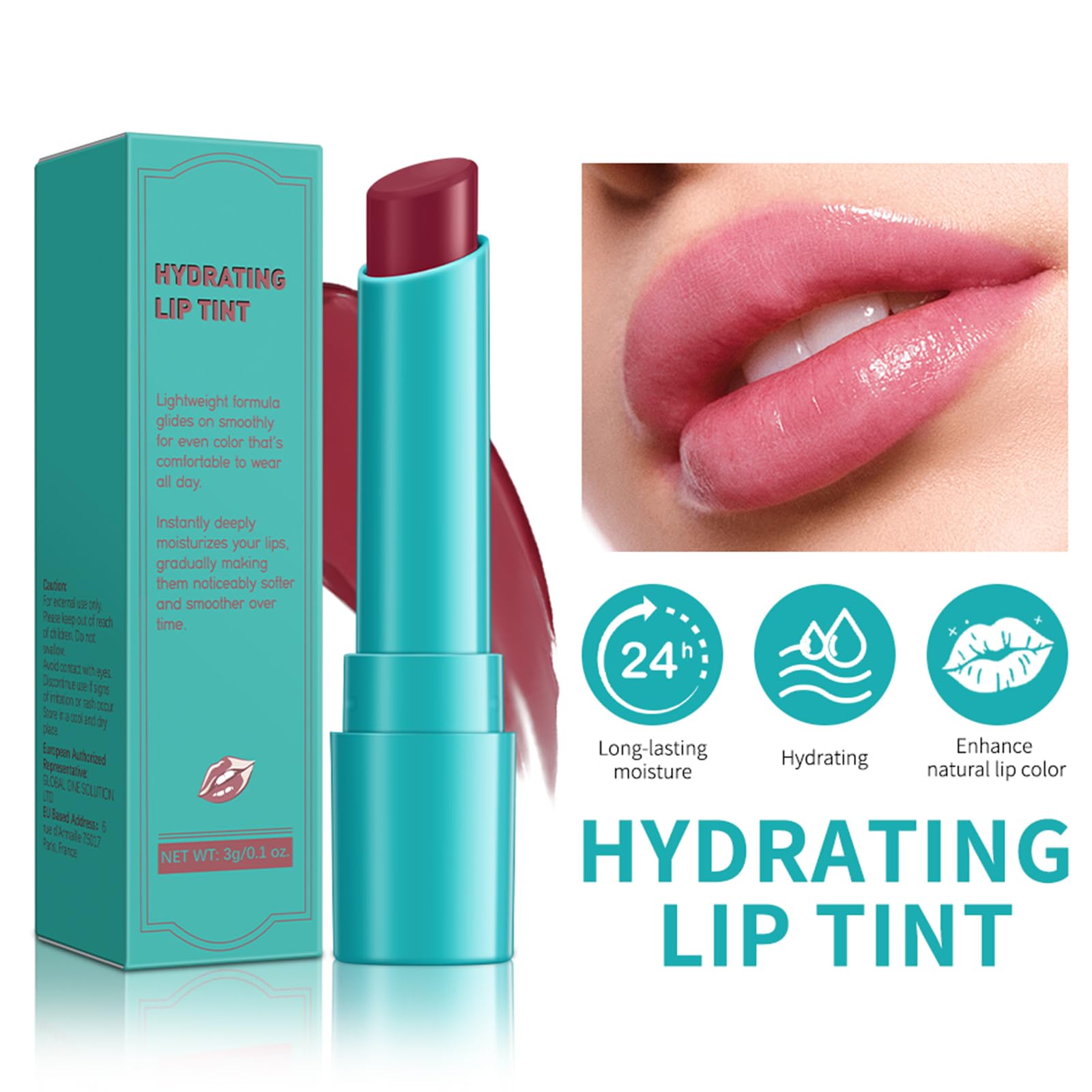 Loobexery brillo labial no pegajoso con acabado duradero