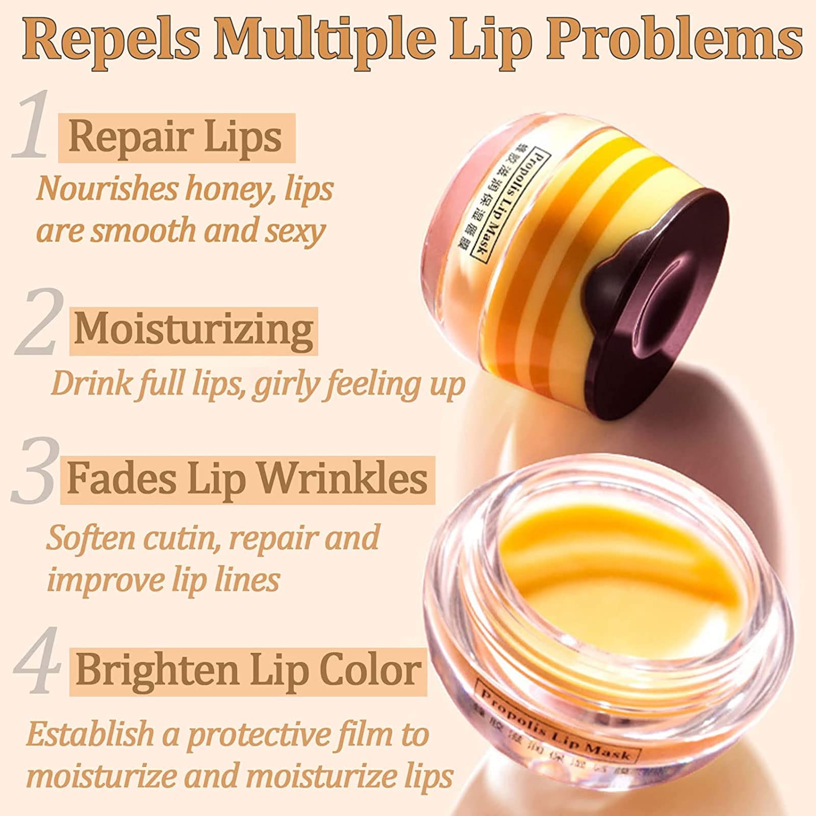 Uso diario y nocturno para labios más cuidados.