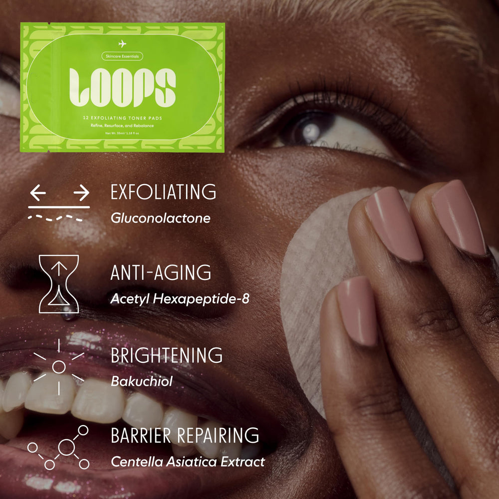 LOOPS disco humectante microcelular: hidratación suave para rostro.