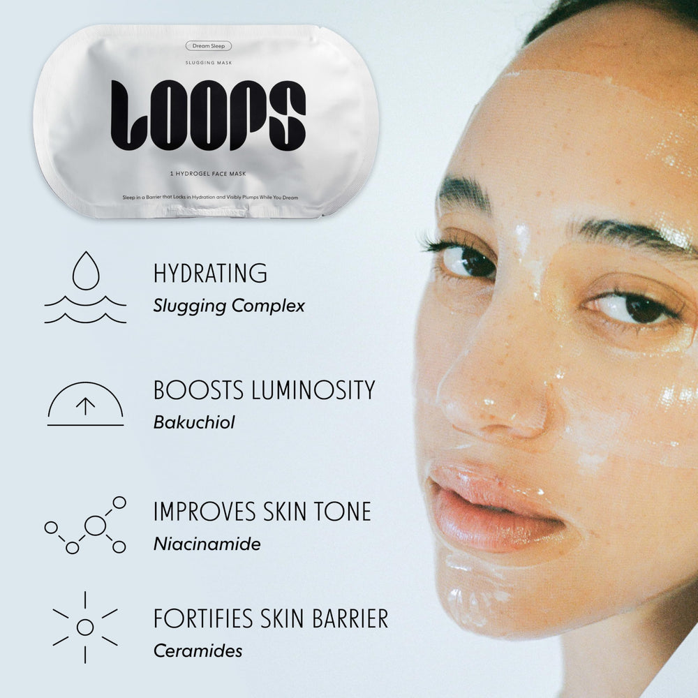LOOPS Dream Sleep: textura hidrogel que aporta sensación refrescante durante la aplicación