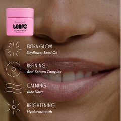 LOOPS Luxe Lips Trio hidratación intensa para labios suaves y radiantes