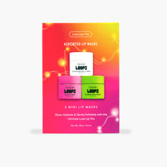 LOOPS Luxe Lips Trio presentacion: kit de mascaras labiales para cuidado diario