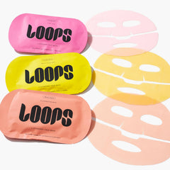LOOPS mascarillas para brillo y rejuvenecimiento para un aspecto radiante