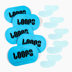 LOOPS mascarilla ocular reduce hinchazón y revitaliza la mirada.