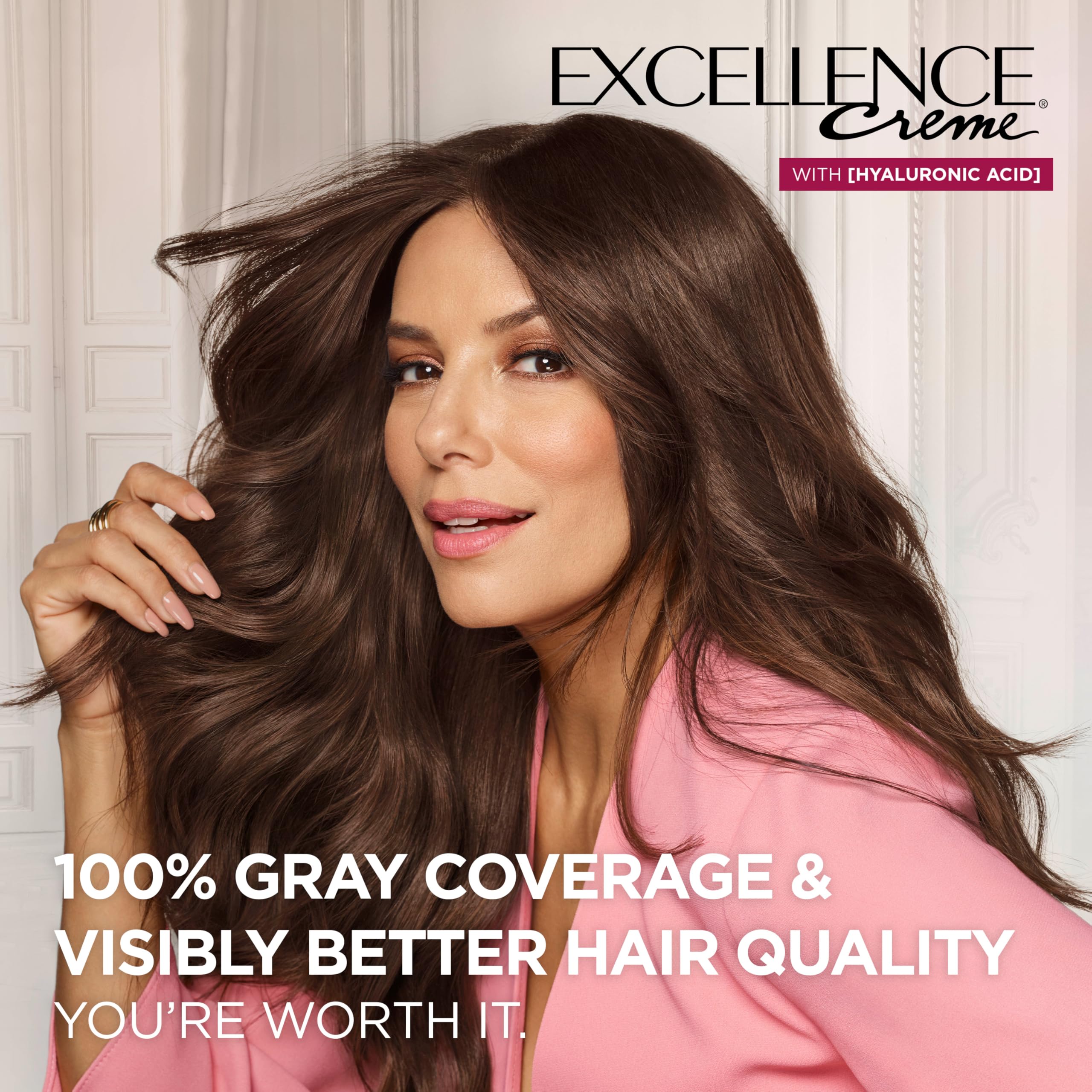 L'Oreal Paris Excellence Crème: cobertura de canas al 100%.