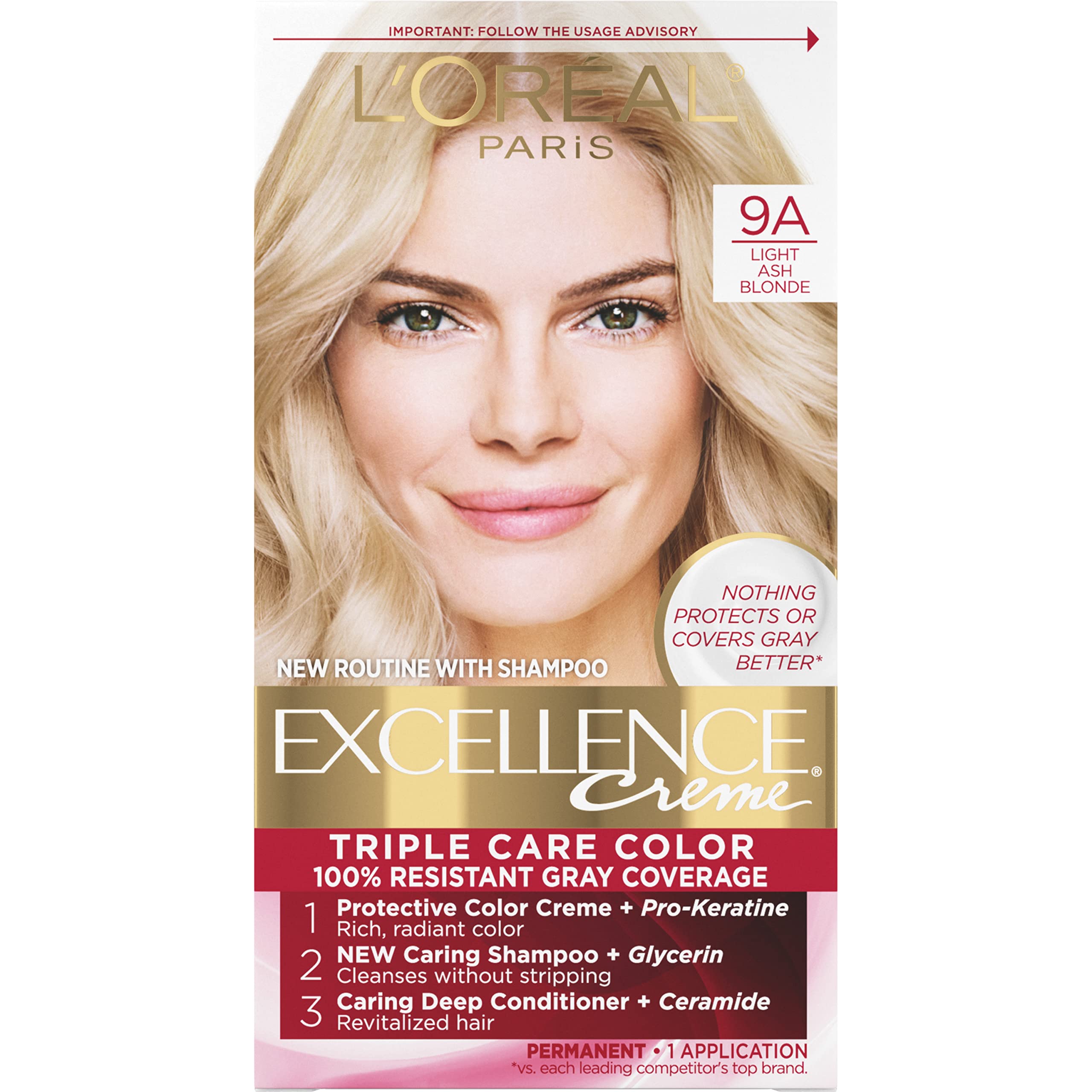 L’Oréal Paris Excellence Creme, pote crema para cobertura total de canas.