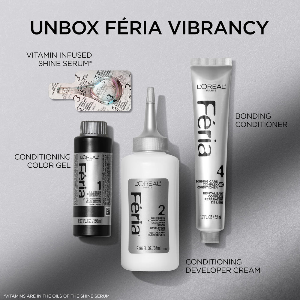 L’Oréal Paris Feria: resultado de color profundo y duradero.
