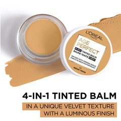 Acabado natural con cobertura media para el rostro con Age Perfect.