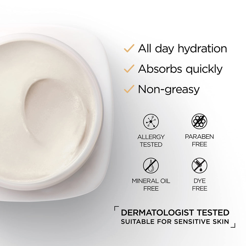 Aplicación nocturna de Age Perfect en rostro para hidratación sostenida.