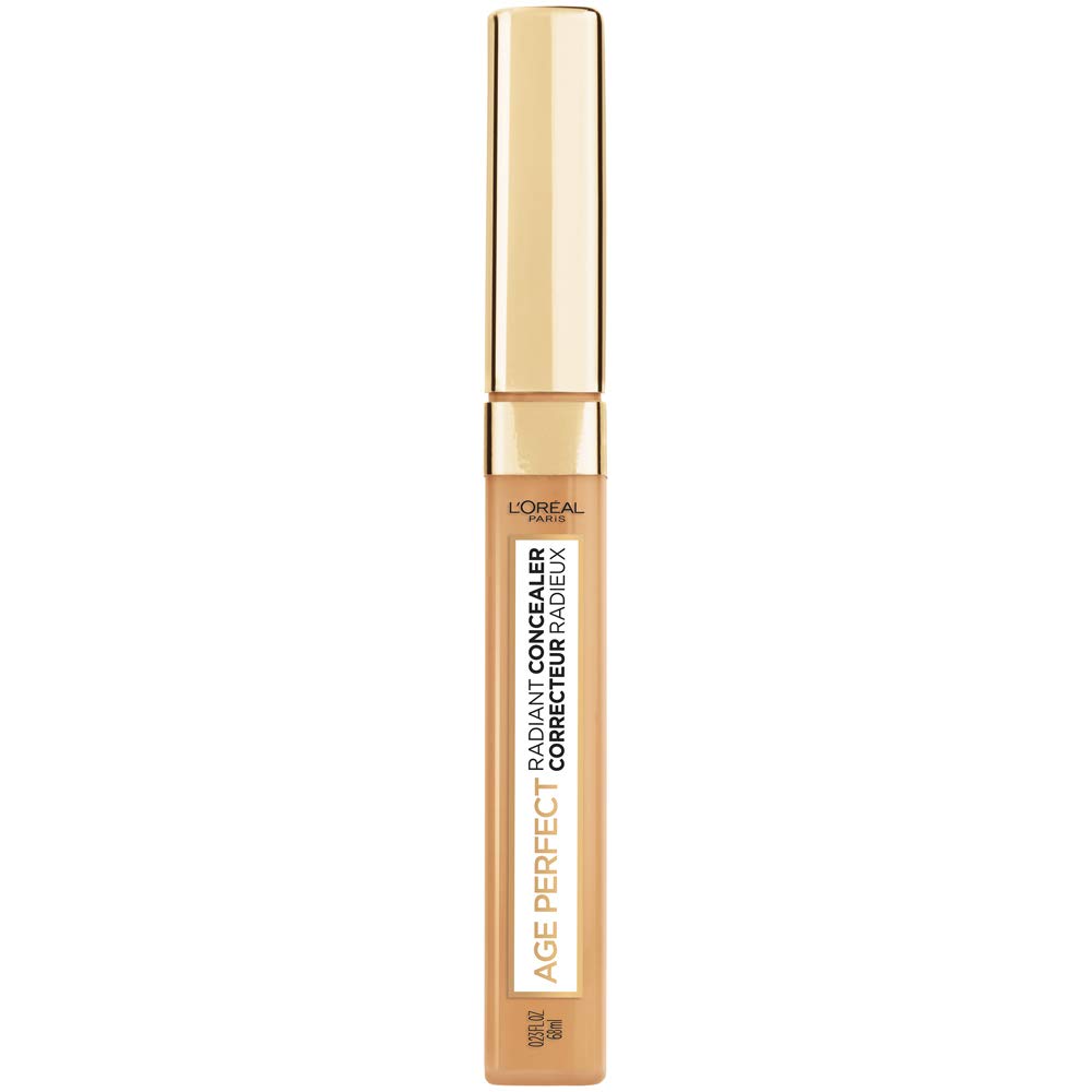 Corrector Age Perfect Radiante de L'Oréal Paris, aplicación delicada para cubrir ojeras.
