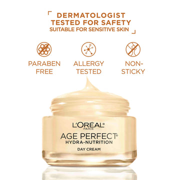 L’Oréal Paris Age Perfect con extracto de miel de Manuka para nutrición diaria.