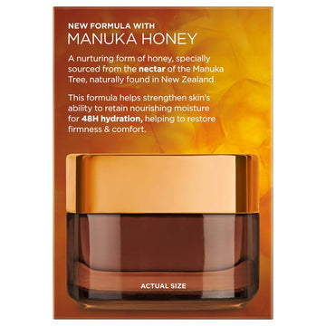 Producto L’Oréal Paris Age Perfect, aplicación nocturna suave y crema de textura cremosa.