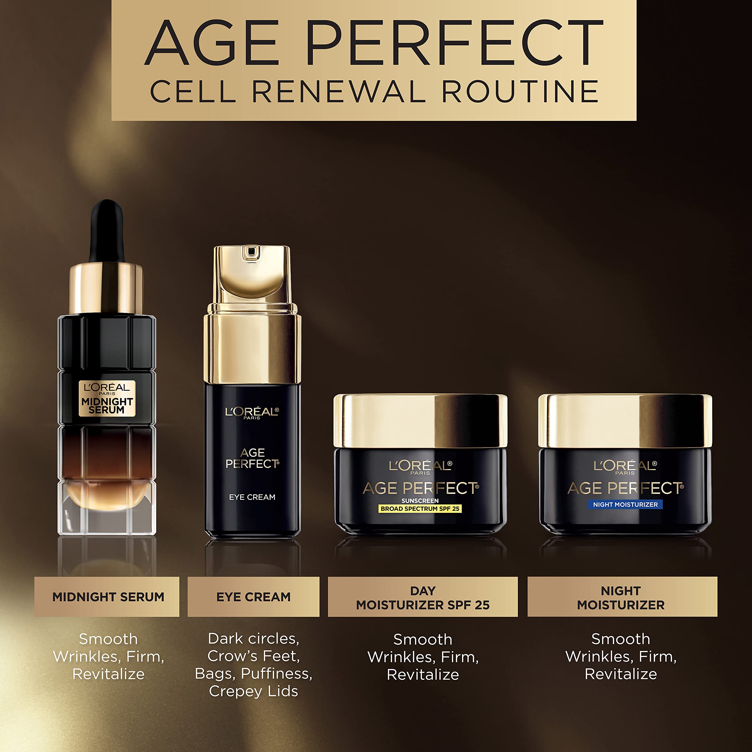 L'Oreal Paris Age Perfect contorno ojos, hidratación 24h sin grasa.
