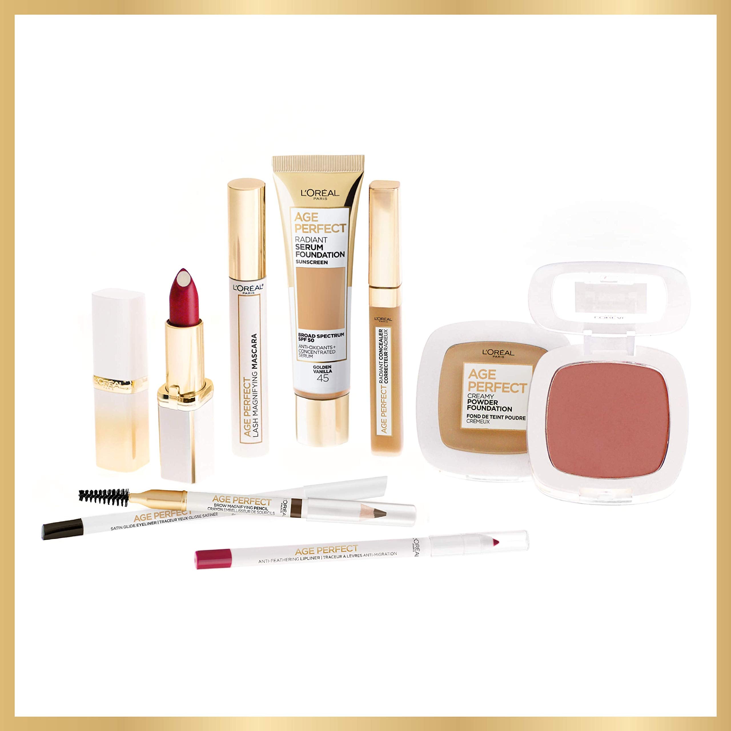 Aplicación suave de L’Oréal Paris Age Perfect para un acabado equilibrado.